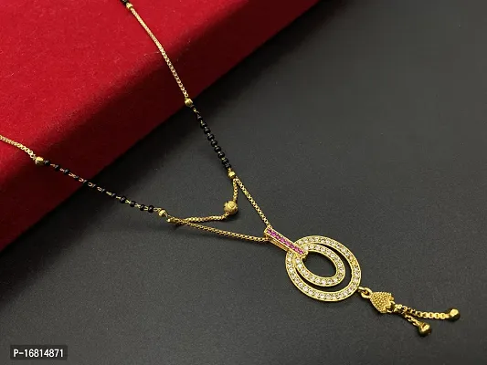 Exclusive Micro Rose Gold Plated Beautiful And Stylish Daily Mangalsutra