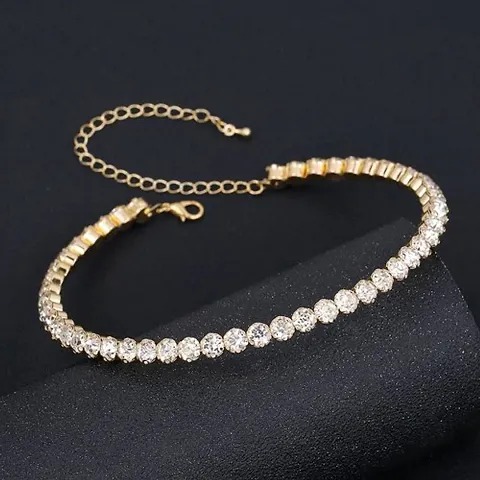 Fancy AD Choker Necklace For Womens and Girls