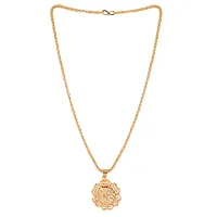 Gold Plated Pendant Chain Traditional Fashion Jewellery for Girls and Women-thumb1