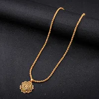 Gold Plated Pendant Chain Traditional Fashion Jewellery for Girls and Women-thumb2