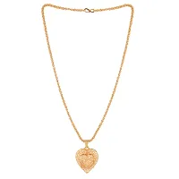 Gold Plated Pendant Chain Traditional Fashion Jewellery for Girls and Women-thumb3