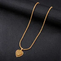 Gold Plated Pendant Chain Traditional Fashion Jewellery for Girls and Women-thumb1