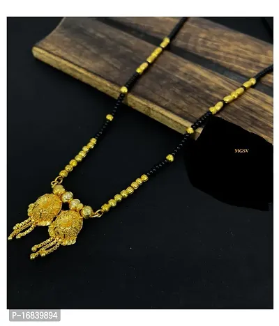 Traditional Long Gold Plated Mangalsutra for Women  Girls