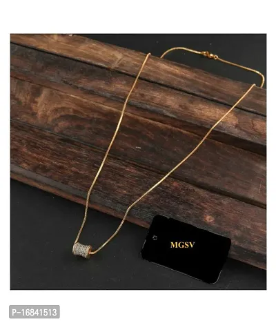 Rose Gold Stylish And Unique Pendant Chain For Women