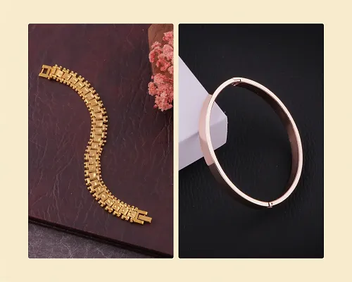 BEAUTIFUL BRACELET WITH KADA COMBO FOR MENS