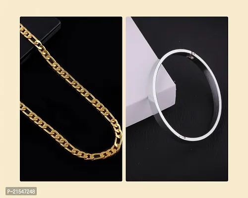 BEAUTIFUL CHAIN WITH KADA COMBO FOR MENS