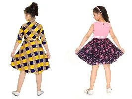 Nickys Disegno Girls Midi/Knee Length//Party //Dress Pack of 2.-thumb1