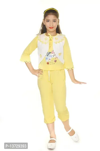 Nickys Disegno Girls Midi/Knee Length Festive Party Dress. (2-3 Years, Yellow)