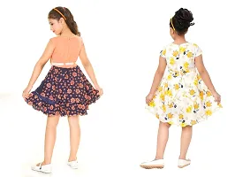 Nickys Disegno Girls Midi/Knee Length Party Dress Pack of 2.-thumb2