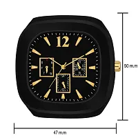 The Shopoholic Square Black Dial Analog Silicon Strap Stylish ADDI Designer Analog Watch - for Boys-thumb3