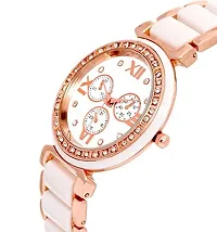 The Shopoholic Analogue White Dial Watch for Girls-thumb1