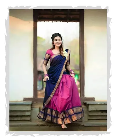 HALF SAREE HT54 ELEPHANT NB