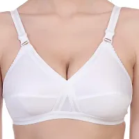 COTTON C CUP BRA PACK OF 2 WHITE AND SKIN COLOR-thumb2