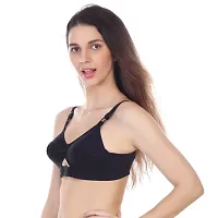 Cotton Bra Ck Pack of 2 Skin and Black Color-thumb2