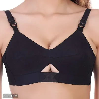 Cotton Bra Ck Pack of 2 Skin and Black Color-thumb4
