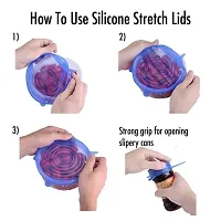 Silicon Lids Set Of 6-thumb6