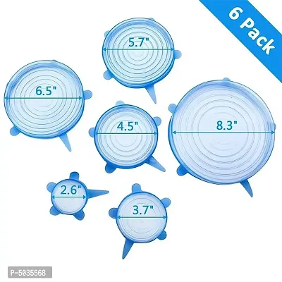 Silicon Lids Set Of 6-thumb6