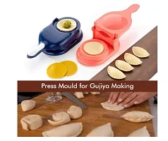 HISTORY SEVEN 2 in 1 Gujiya Maker Dumpling Maker Momos Maker Machine for Home Ghughra Making Machine for Kitchen Dumpling,Momos | Multicolor | 1 Piece)-thumb4