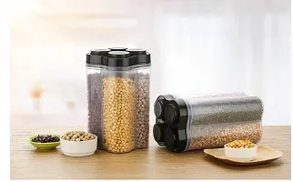 Classic Solid Plastic Jar and Container for Kitchen, Combo-thumb4