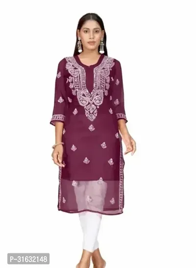 Stylish Georgette Kurta For Women-thumb0