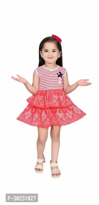 NEW TRENDY STYLISH MODERN RAYON PRINTED MULTICOLOURED GIRLS FROCKS AND DRESSES