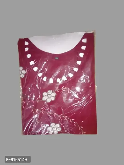 Stunning Cotton Embroidered Straight Kurta For Women