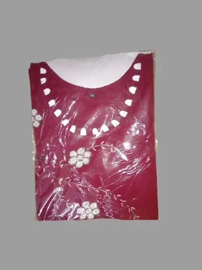 Stunning Embroidered Straight Kurta For Women