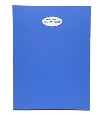 Sun File Folder Plastic A3 Display File Color Blue 40 Pockets-thumb3