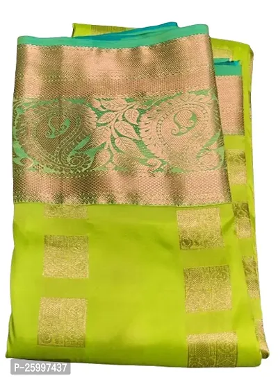 Beautiful Art Silk Woven Design Saree With Blouse Piece
