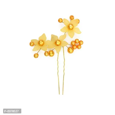 Paradise#174; Hair Pins For Women/Bridal Hair Accessories For Women And Girls/Juda Pins For Women (Golden) Set Of 2pc-thumb4