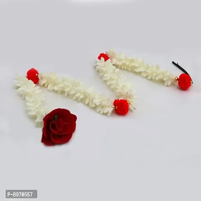 Hair Bun Gajra Flower Artificial Juda Accessories for Women (M4)-thumb2