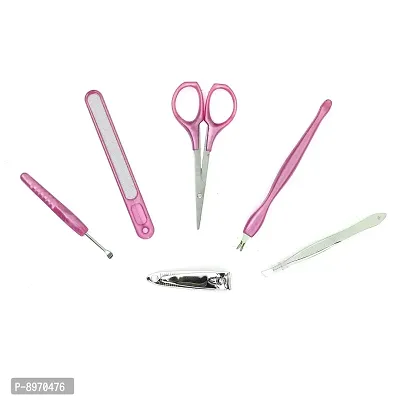 Paradise Good Finish Stainless Steel 5 in 1 Manicure Pedicure Set Kit *2-thumb0