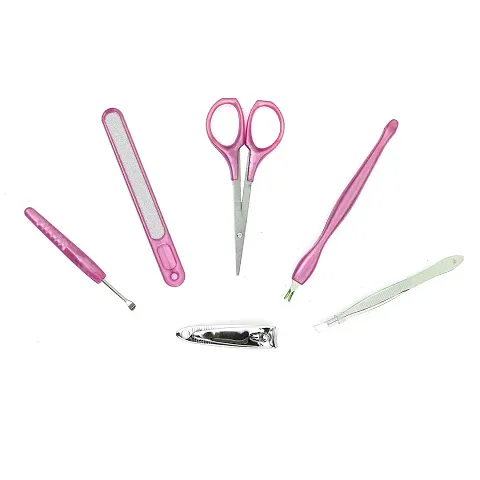 Paradise Stainless Steel 5 in 1 Manicure Pedicure Kit