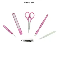 Paradise Good Finish Stainless Steel 5 in 1 Manicure Pedicure Set Kit *2-thumb1