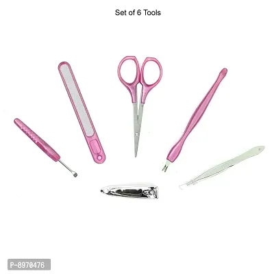 Paradise Good Finish Stainless Steel 5 in 1 Manicure Pedicure Set Kit *2-thumb2