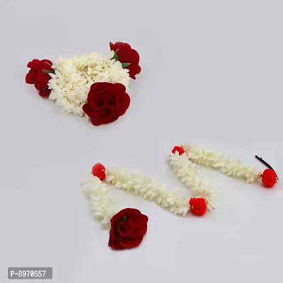 Hair Bun Gajra Flower Artificial Juda Accessories for Women (M4)