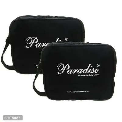 Paradise#174; Unisex Waterproof Cash Pouch/Money Carrying Pouch/Multipurpose travel Pouch Business Handbag Sling Bag,Document Carry Bag,Shop Bag, High-Capacity (Set Of 2 Bags)-thumb0