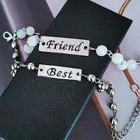 M Men Style Friendship Day Couple Beaded Multicolor Metal Bracelet For Friend Brother Sister Dad-thumb1