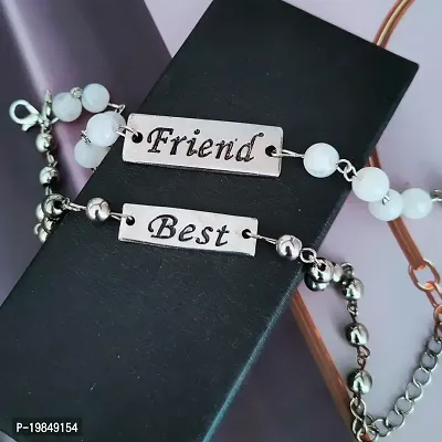 M Men Style Friendship Day Couple Beaded Multicolor Metal Bracelet For Friend Brother Sister Dad-thumb2