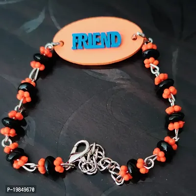 M Men Style Friendship Day Couple Beaded Multicolor Metal Bracelet For Friend Brother Sister Dad-thumb3