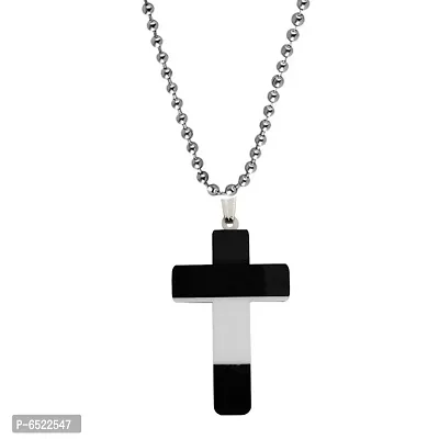 M Men Style  Christian Jewelry  Crucifix Crystal Jesus Cross Blessing Prayer Acrylic Pendant Chain-thumb0
