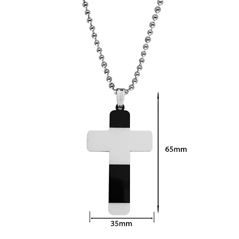 Stylish Crucifix Acrylic Pendant Chain For Man