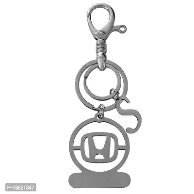 M Men Style Personalized Automotive Yamaha Logo With Alphabet S Silver Stainless Steel Keychain For Men And Women-thumb0