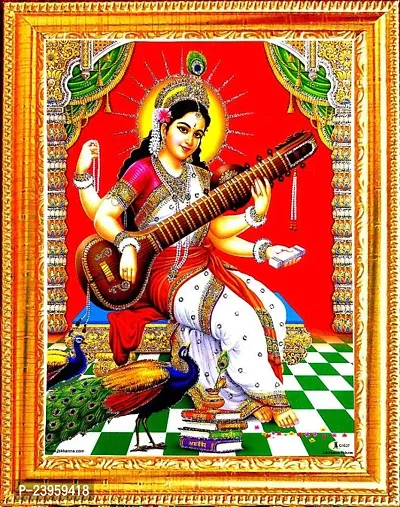 Saraswati Maa Photo Frame Religious Frame In Pack Of 1