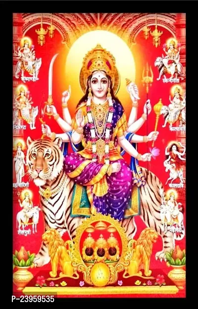 Nav Durga Maa Photo Frame | Photo Frame For Wall Hanging | Maa Durga Photo Frame | Religious Frame | God Photo Frames Religious Frame Religious Frame In Pack Of 1