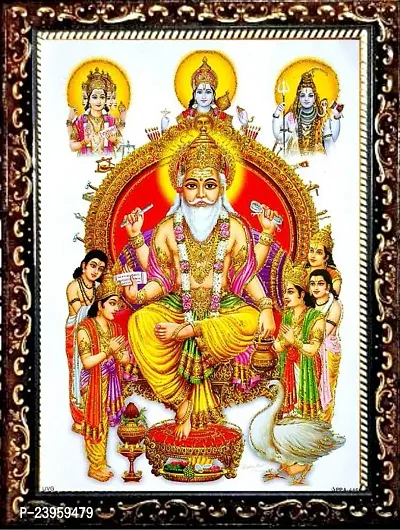 Vishwakarma Ji Religious Frame In Pack Of 1
