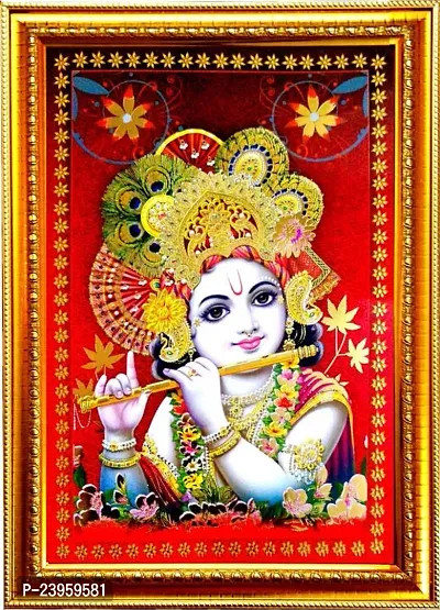 Lord Krishna Religious Frame In Pack Of 1