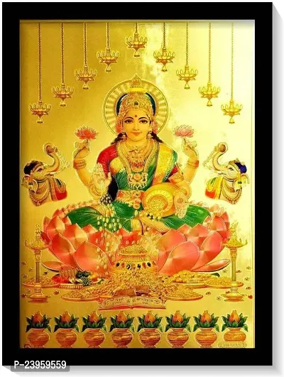 Goddess Laxmi Religious Frame In Pack Of 1