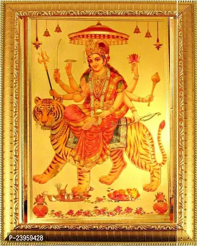 Durga Maa Photo Religious Frame In Pack Of 1