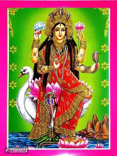 Manasa Devi | Nag Devi | Goddess Of Snakes | Hindu Goddess | Mansa Devi Religious Frame In Pack Of 1